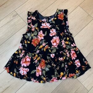 AMERICAN EAGLE Floral Blouse MED